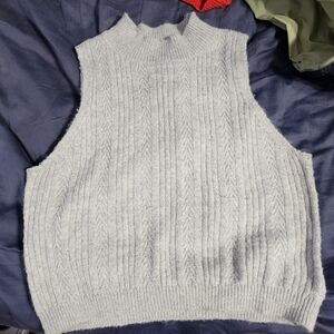 Sincerely Jules Sleeveless Mockneck Sweater Top